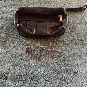 Black Leather Coin Purse NWOT